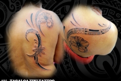 tatouage dos marquisien