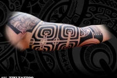 tattoo bras marquisien traditionnel