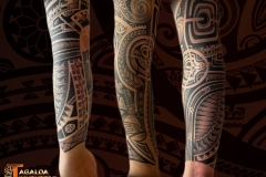 tatouage marquisien tagaloa tiki tattoo
